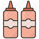 Ketchupflaschen Tomatensosse Tomatenmark Symbol