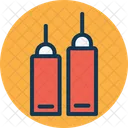 Ketchupflaschen Mayonnaiseflaschen Senfflaschen Icon