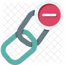 Kette Loschen Hyperlink Symbol