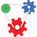 Kette Zahnkette Kombination Symbol