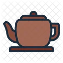 Kettle Tea Clay Icon