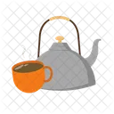 Kettle Coffee Camp Icon