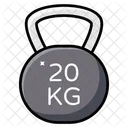 Weight Tool Kettlebell Powerlifting Icon