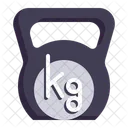 Kettlebell Gym Fitness Icon