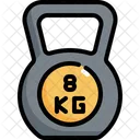 Kettlebell Gym Fitness Icon