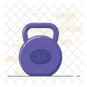 Kettlebell de 20 kg  Ícone