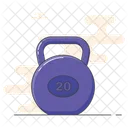 Kettlebell de 20 kg  Ícone