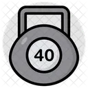 Kettlebell Gym Tool Gym Equipment Icon