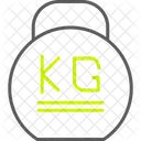 Kettlebell Gym Fitness Icon