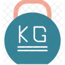 Kettlebell Gym Fitness Icon