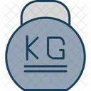 Kettlebell Gym Fitness Icon