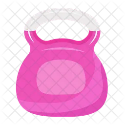 Kettlebell rosa  Ícone