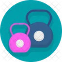 Kettlebells Gym Weights Fitness Icon
