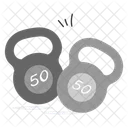 Kettlebells Dumbbells Kg Icon