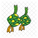 Ketupat-Reiskuchen  Icon