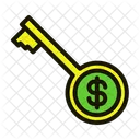 Business Key Dollar Icon