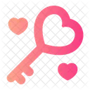 Key Heart Marriage Icon