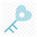 Key Heart Lock Icon