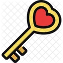 Key Security Heart Icon