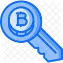Key Bitcoin Coin Icon