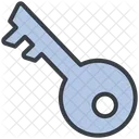 Cyber Security Key Icon