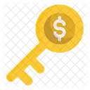 Key Access Dollar Icon