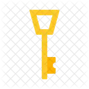Key Unlock Square Icon