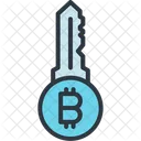 Bitcoin Digital Key Icon