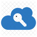 Key Lock Cloud Icon
