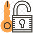 Key Locked Privacy Icon