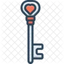 Key Clef Lock Icon