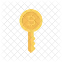 Key Bitcoin Cryptocurrency Icon