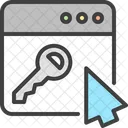 Key Window Arrow Icon