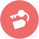 Key Tag Lock Icon