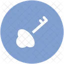 Key Retro Lock Icon