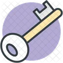 Key Retro Lock Icon
