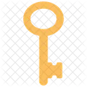 Oval Key Locksmith Icon