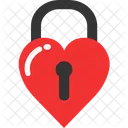 Key Lock Love Icon