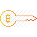 Key Bitcoin Money Icon