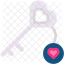 Key Love And Romance Valentines Day Icon