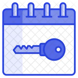 Key Calendar  Icon