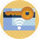 Key Card Security Technology Icon
