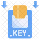 Key Card Security Key Icon