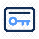 Key Card Security Access Icon