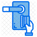 Key Card Hand Door Icon