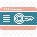 Key Card Lock Smart Key Icon