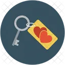 Keychain Heart Love Icon