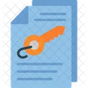 Key Document Document Key File Icon
