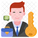 Key Person Key Employee Important Person Icône