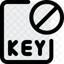 Key File Banned Key Banned File Banned Icon